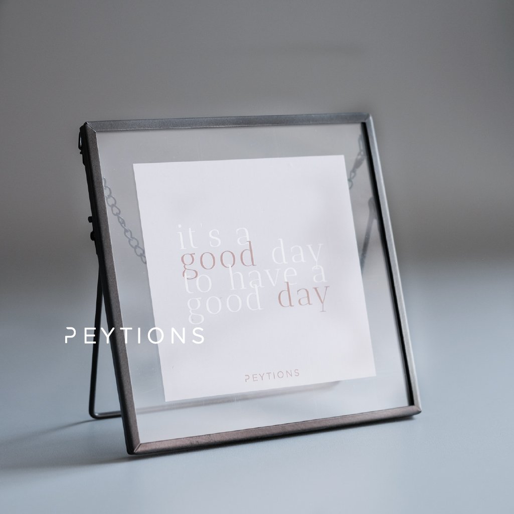Good Day in Glass Frame Good Day in Glass Frame